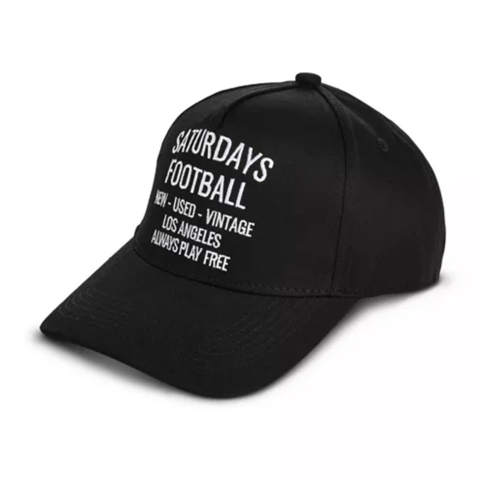 Saturdays Football Black cap